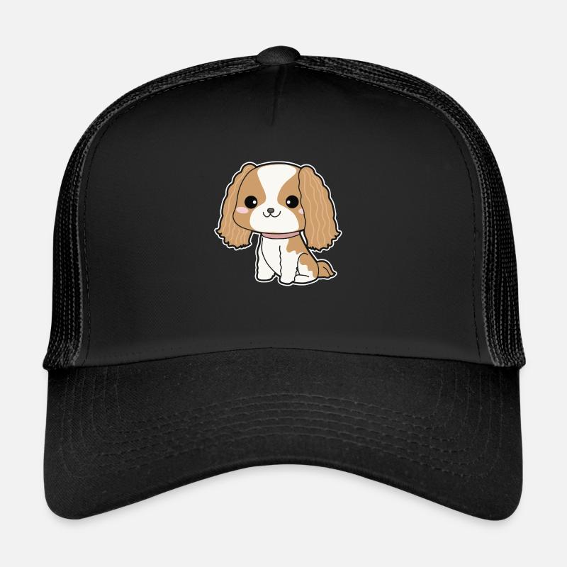 Cavalier King Charles Spaniel - Trucker Cap - Schwarz/Schwarz