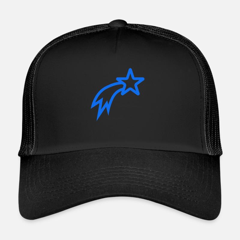 Falling Star Stern - Trucker Cap - black/black