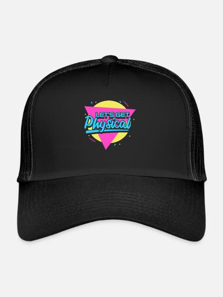 Lets Get Physical - Trucker Cap - black/black - Front