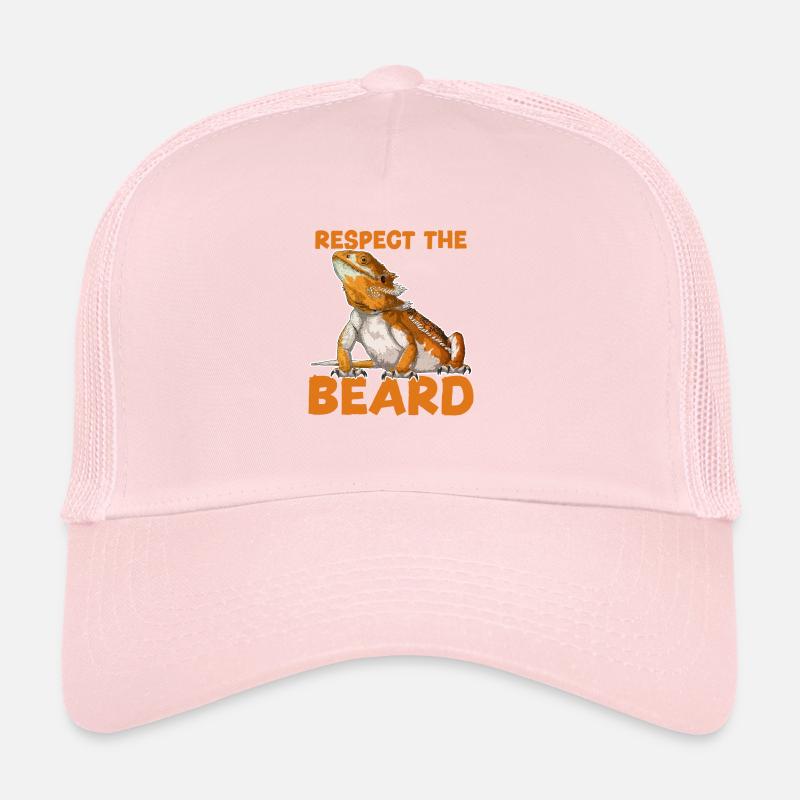 Bearded Dragon - Respektiere den Bart Trucker Cap