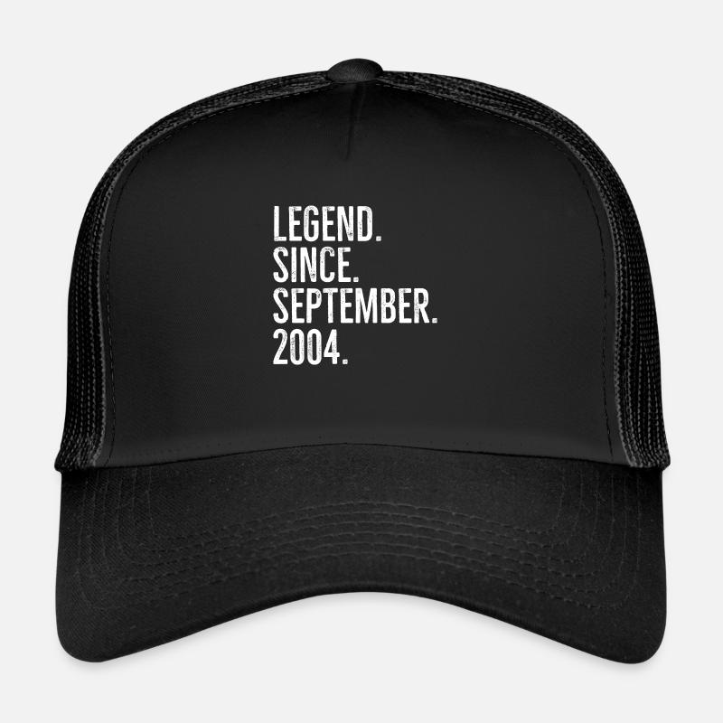 Légende depuis septembre 2004 Casquette trucker 
