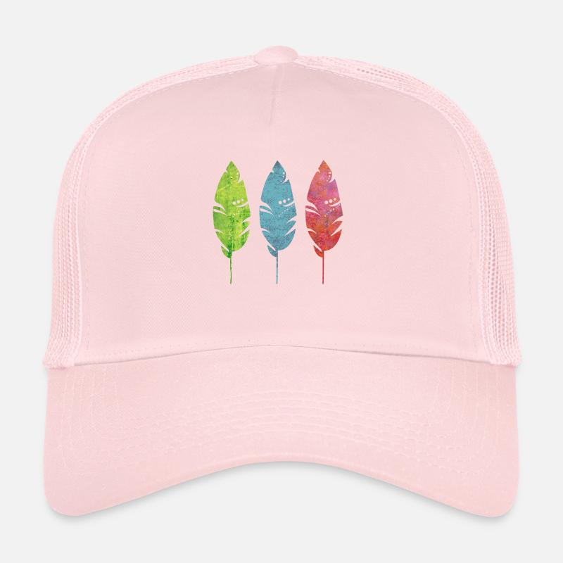 Three tender feathers Trucker Cap