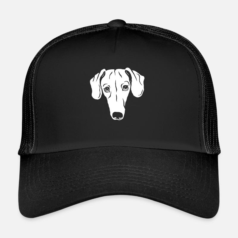 Teckel, cheveux courts Casquette trucker 
