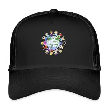 Racism - Trucker Cap - Schwarz/Schwarz - Vorne