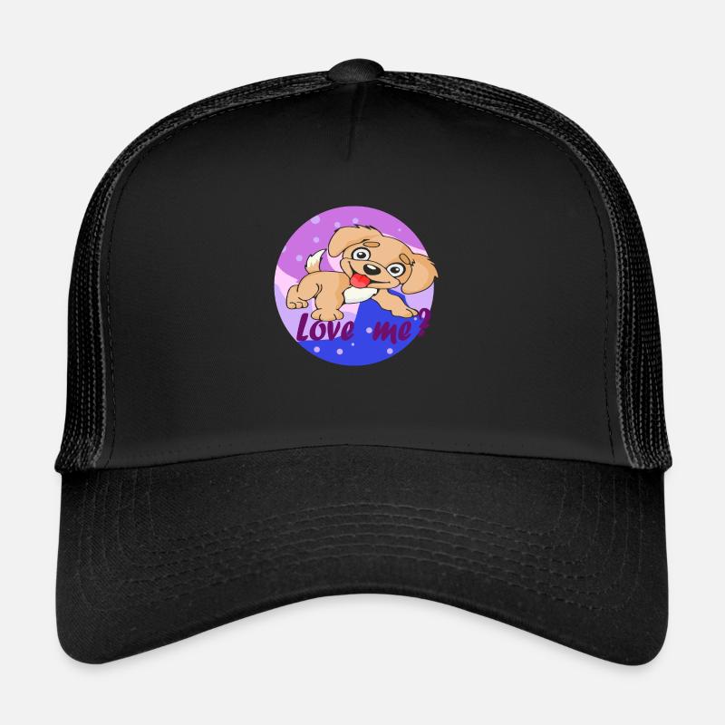 Chiot mignon - Aimez-moi - Aimez-moi! Casquette trucker 