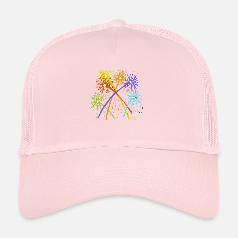 Feu d’artifice impressionniste Casquette trucker 