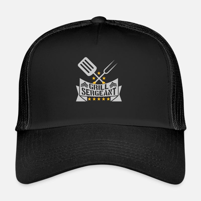 Grill Sergeant Barbecue Grillfest Trucker Cap