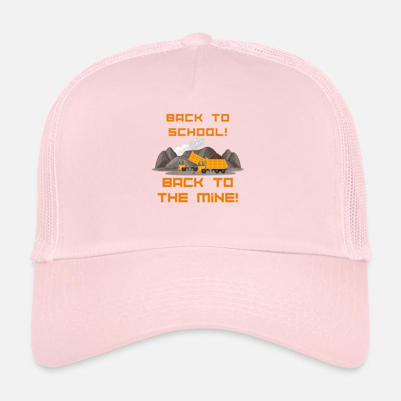 Back to school! Back to the mine! Casquette trucker 