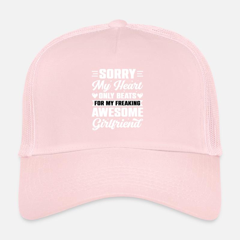 Girlfriend Boyfriend Partner Forgive Couples Couples Trucker Cap