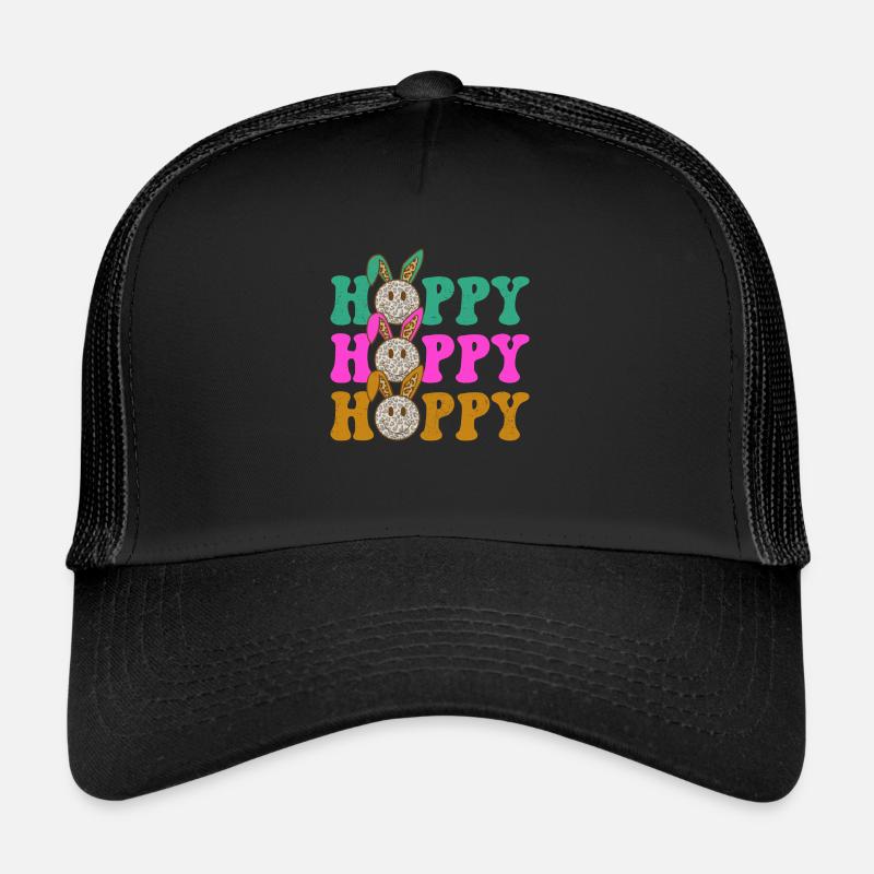 Happy Easter Easter Easter Egg Easter Celebration Easter Trucker Cap