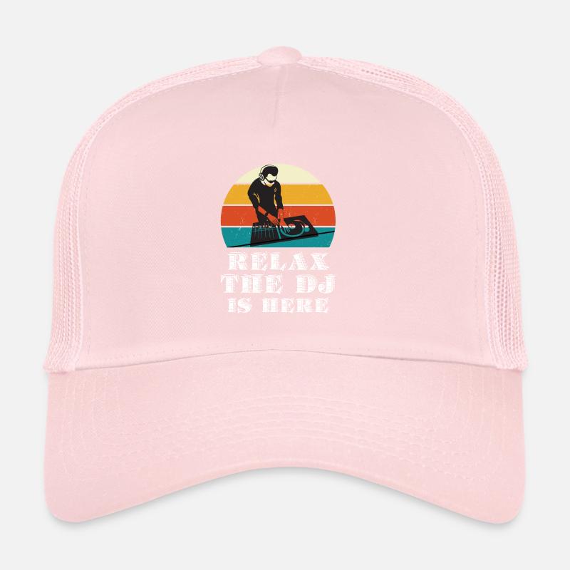 DJ PERFORMANCE Disc Jockey Techno Party Deejay Club Trucker Cap