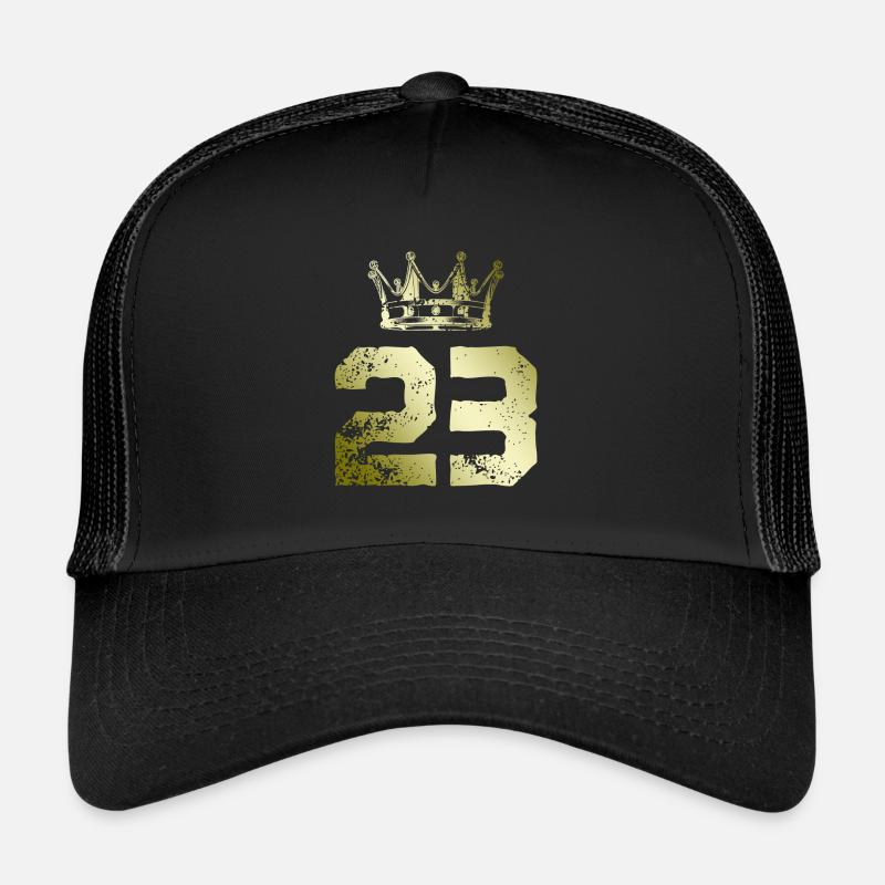 23 Zahl Krone Trucker Cap