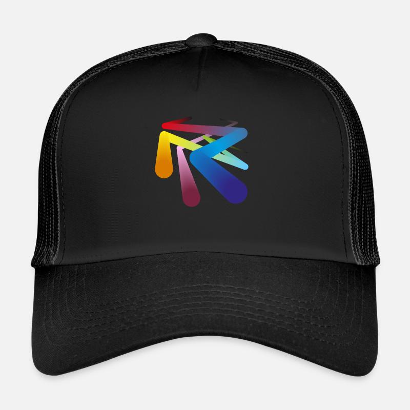 Farben Pipelines - Trucker Cap - Schwarz/Schwarz