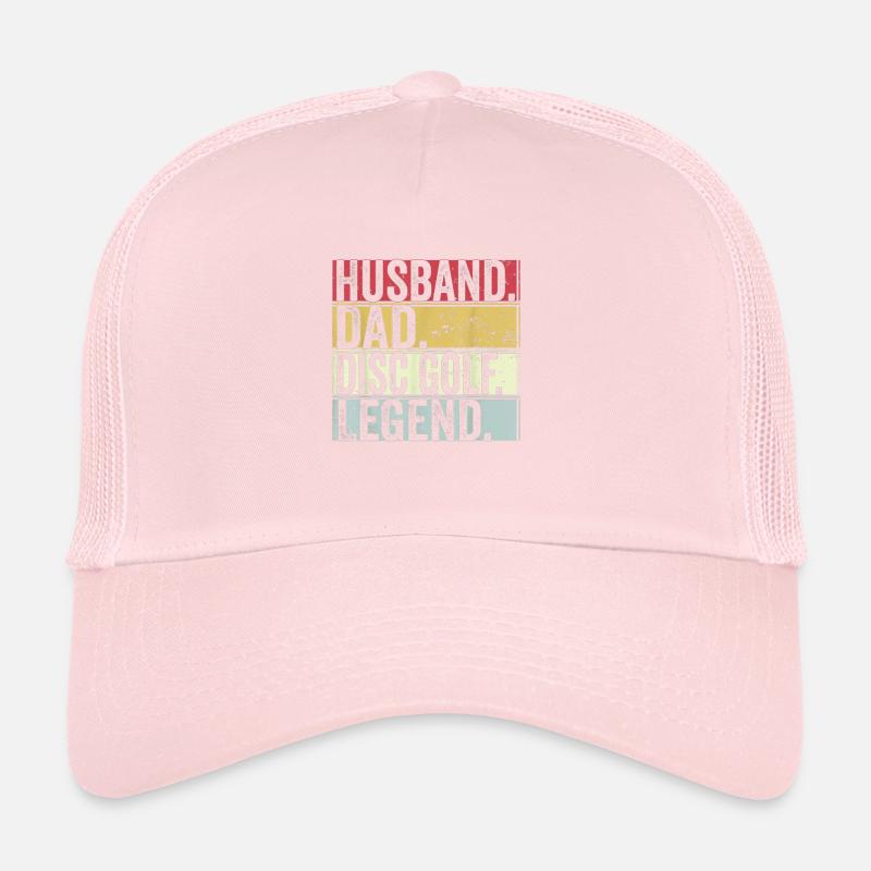 Disc Golf Father Frisbee Basket Papa Drop Trucker Cap