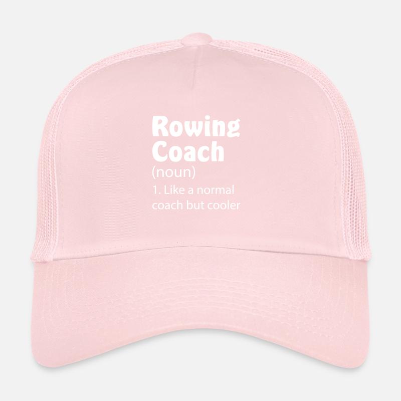 Rudertrainer Rudern Trainer Ruderer Ruderboot Trucker Cap