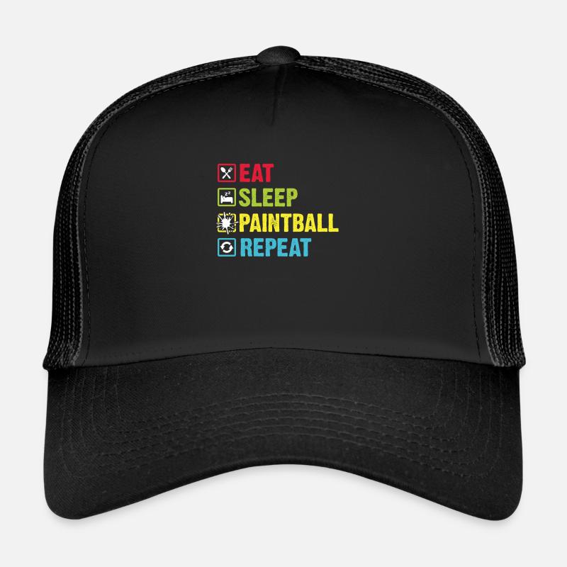 Paintball Gift Paintballer Paintball Player Trucker Cap