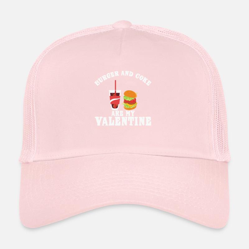 burger is my valentine Casquette trucker 
