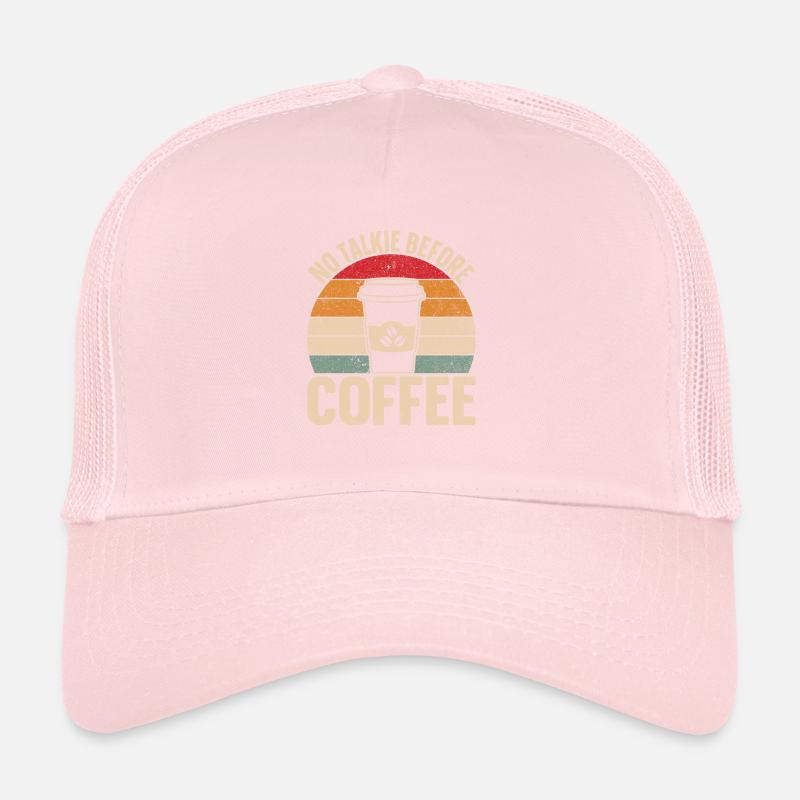 Coffee Sarcasm Friends Happiness Joy Cappuccino Trucker Cap