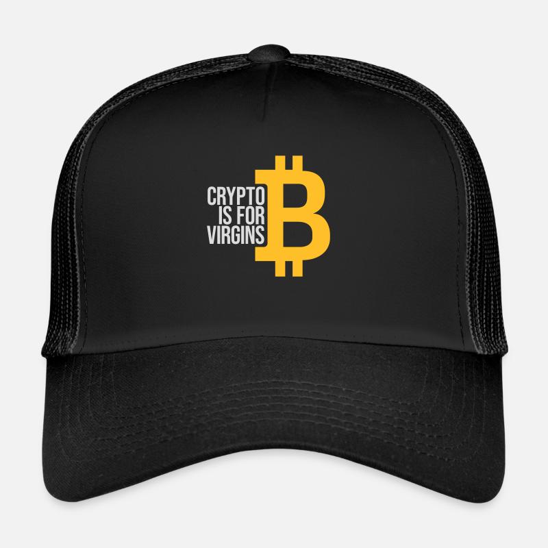 crypto is for virgins Trucker Cap