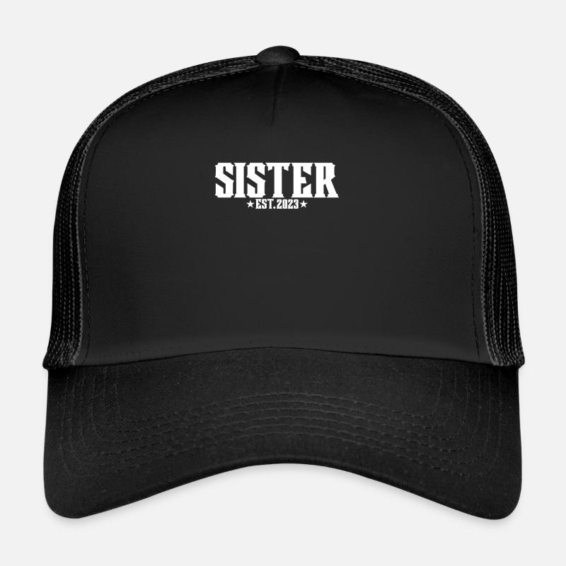 Schwester 2023 - Trucker Cap - Schwarz/Schwarz