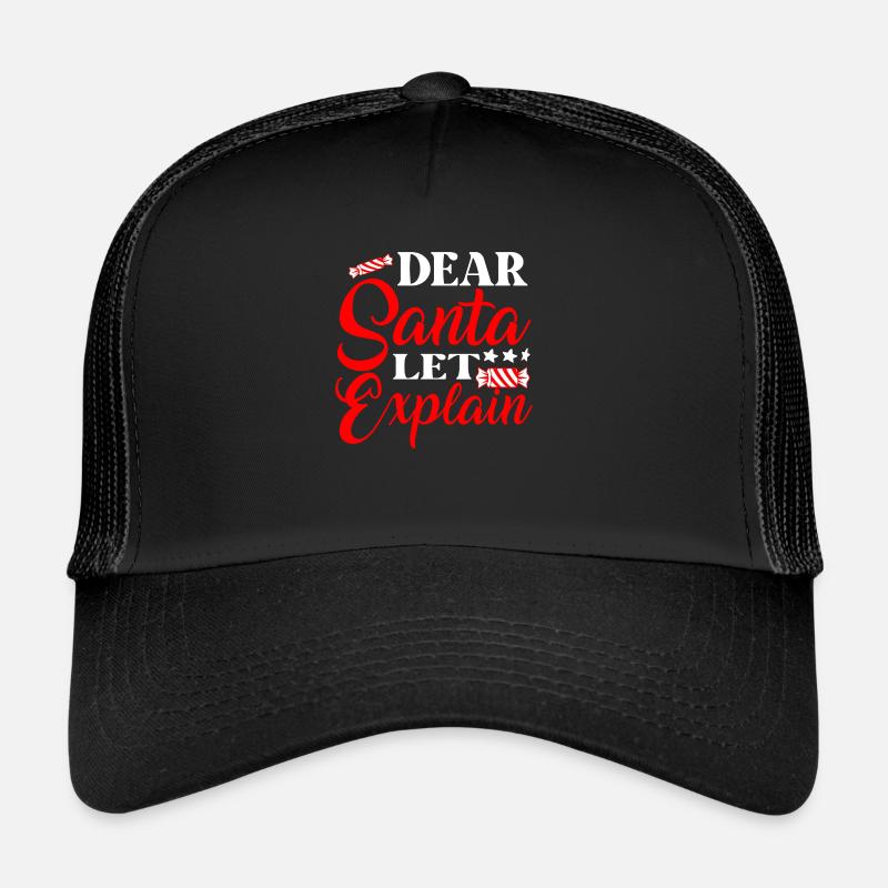 Lieber Weihnachtsmann, lass mich erklären Trucker Cap