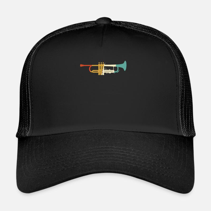 Trompete Orchester Musiker Trompeter Blasmusik Trucker Cap