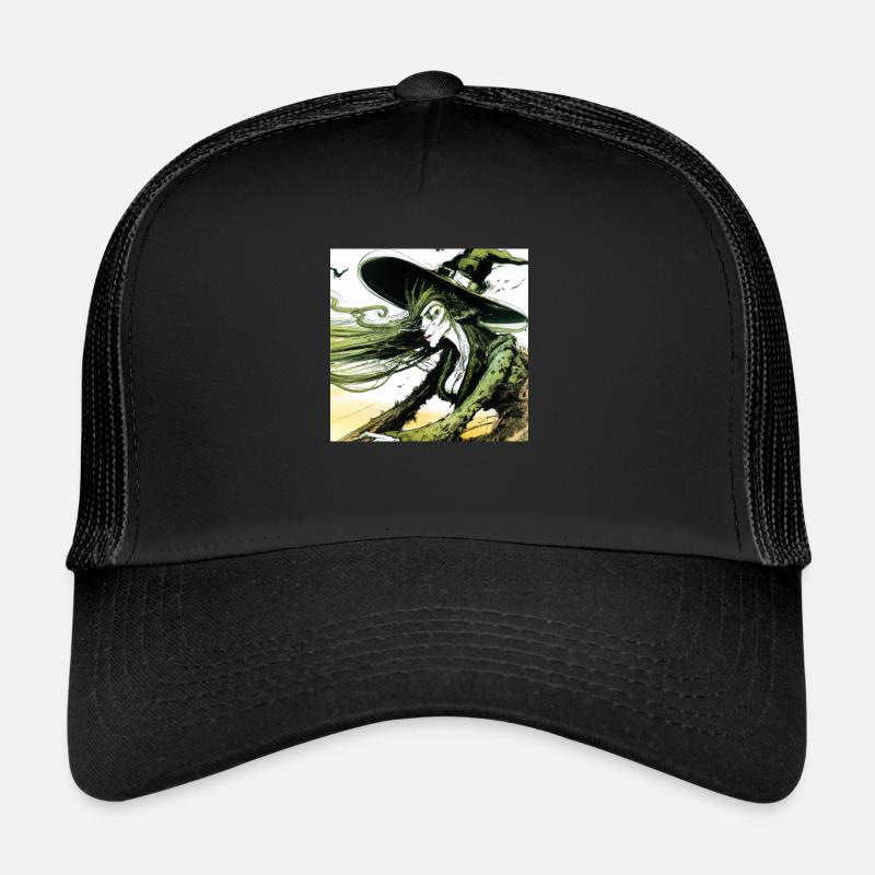 Hexenzeichnung Trucker Cap