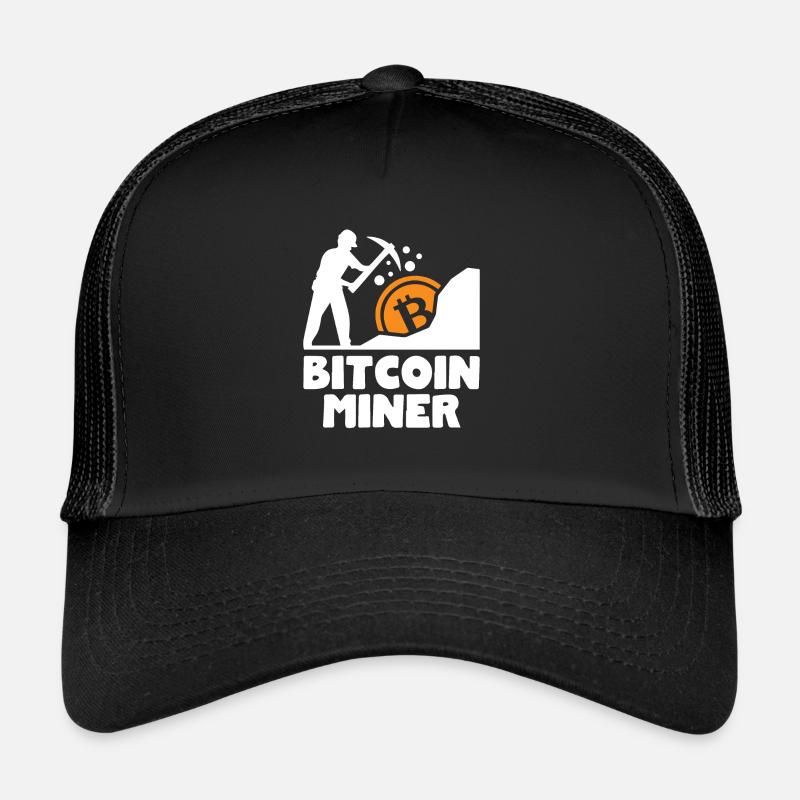 Bitcoin BTC Satoshi Miner Mining Maximalist Casquette trucker 