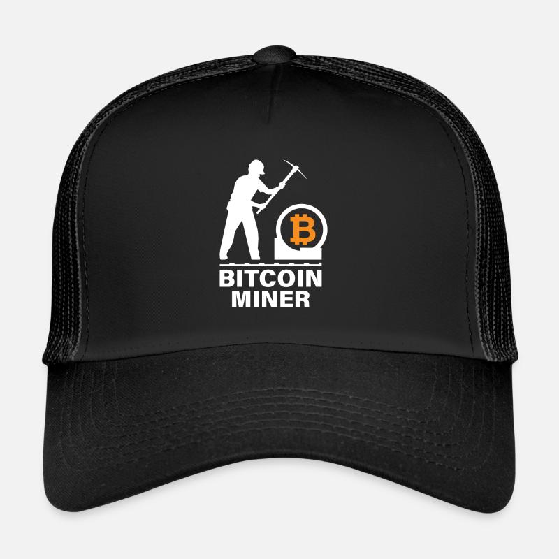 Bitcoin BTC Satoshi Miner Mining Maximalist Casquette trucker 