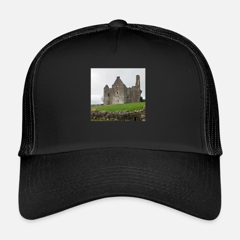 Tully Castle, County Fermanagh, Ireland. - Trucker Cap - black/black