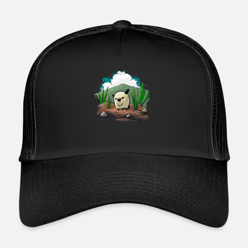Hamster - Trucker Cap - Schwarz/Schwarz