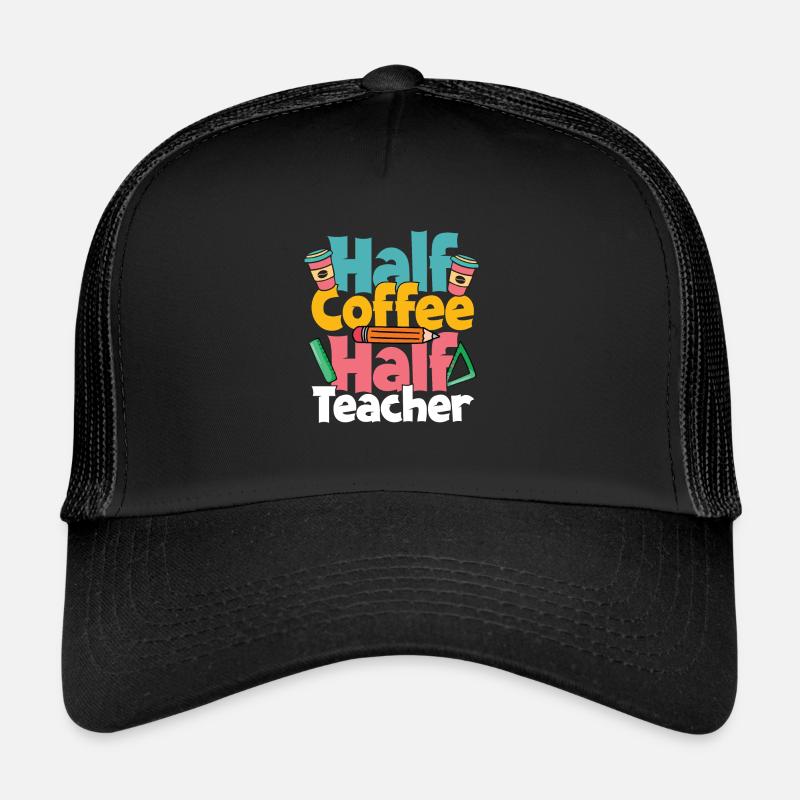 Teacher Coffee Lessons Trucker Cap