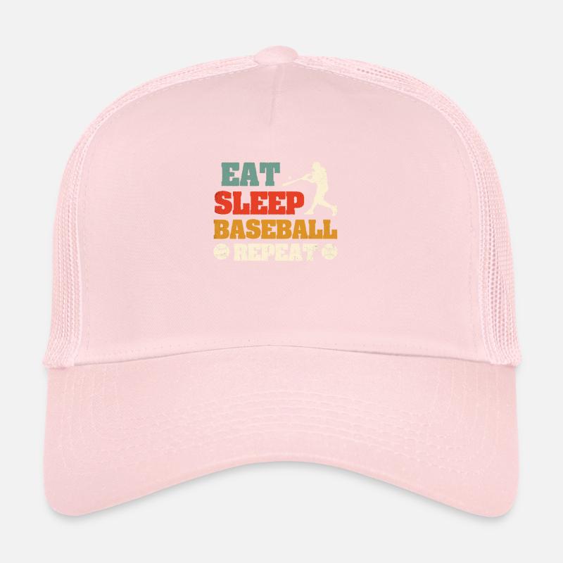 Baseball Heartbeat Player Pulse Frequency Sports Trucker Cap