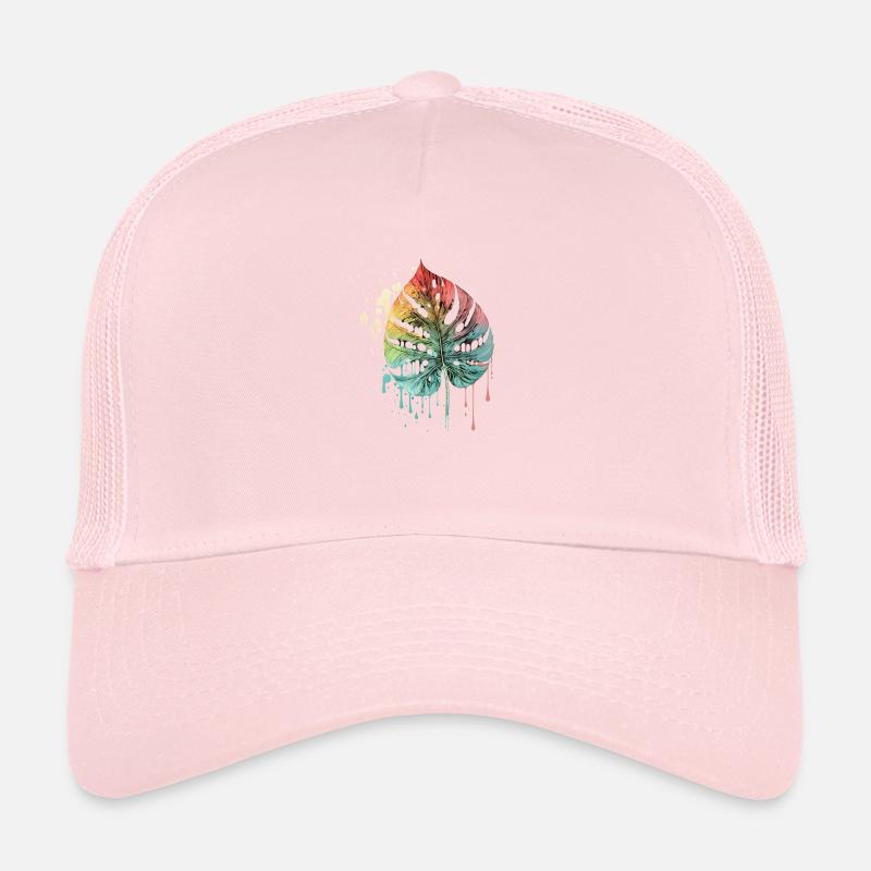 colorful leaf Trucker Cap