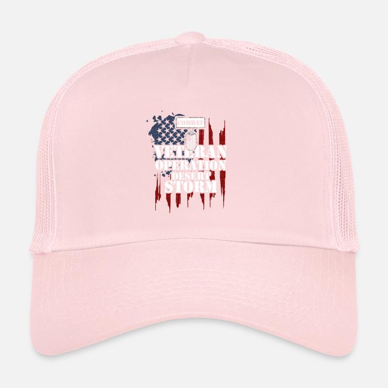 Combat Veteran Operation Desert... Trucker Cap