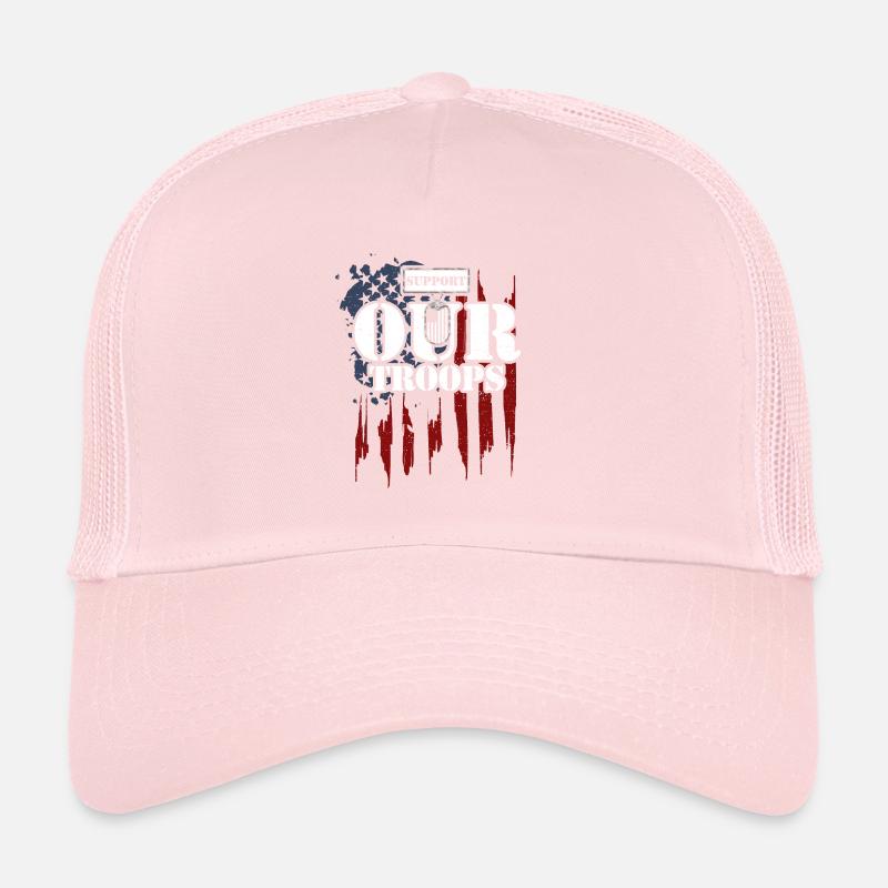 Support Our Troops - Veteran Trucker Cap