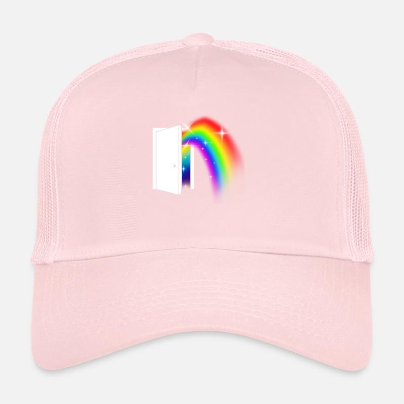Drapeau arc-en-ciel LGBT Casquette trucker 