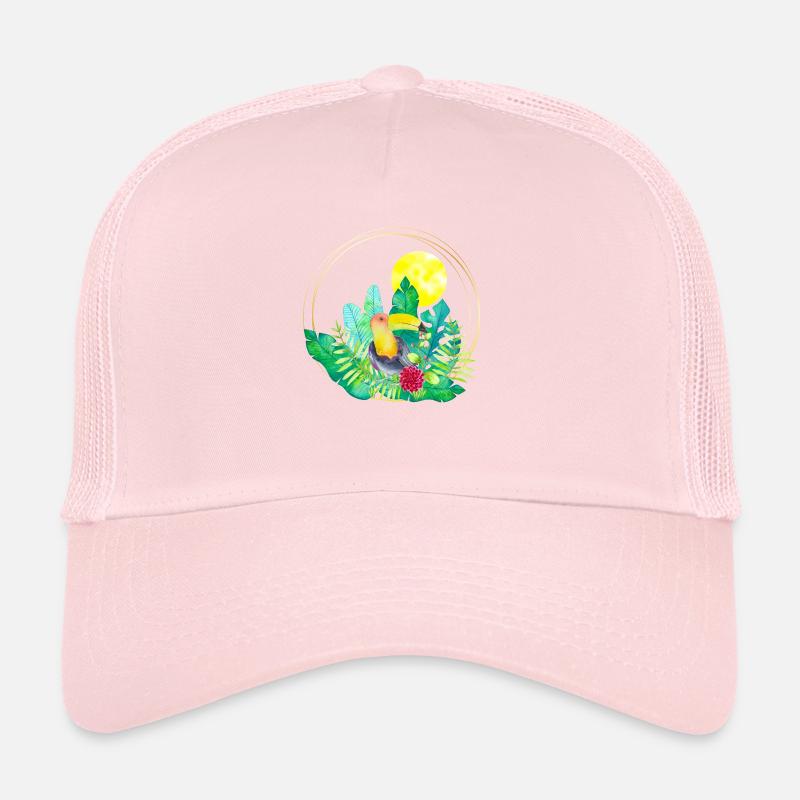 Summer with toucan Trucker Cap