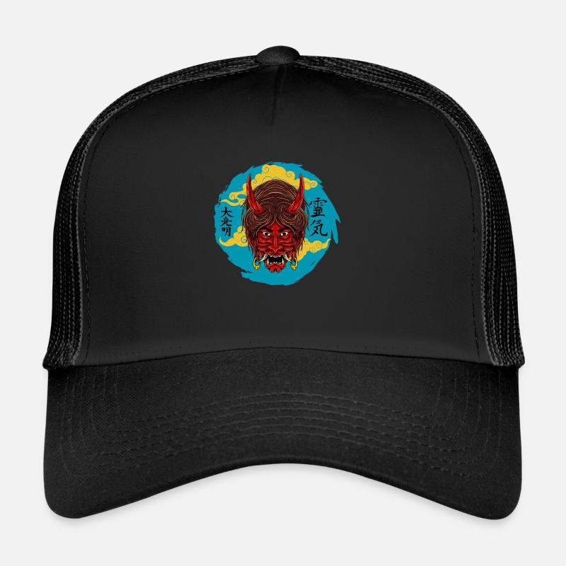 Le diable la nuit - Casquette trucker  - noir/noir