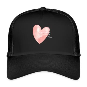 In Black Ink My Love May Still Shine Bright - Trucker Cap - black/black - Front