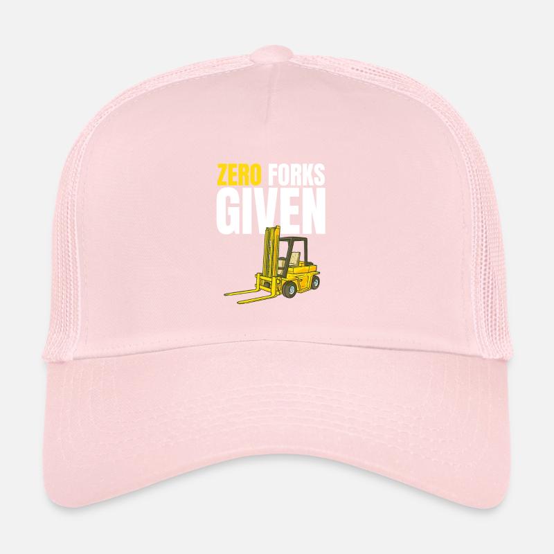 Lustiger Gabelstaplerfahrer Arbeiter Lager Null Trucker Cap