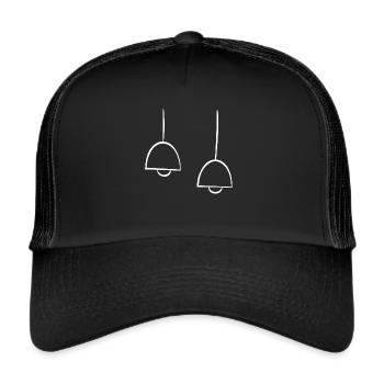 Lanmpe Light Drawing Symbol of Wisdom - Trucker Cap - black/black - Front