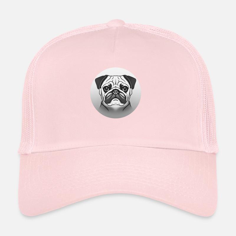 Carlin en cercle, motif d’impression graphique de conception Casquette trucker 