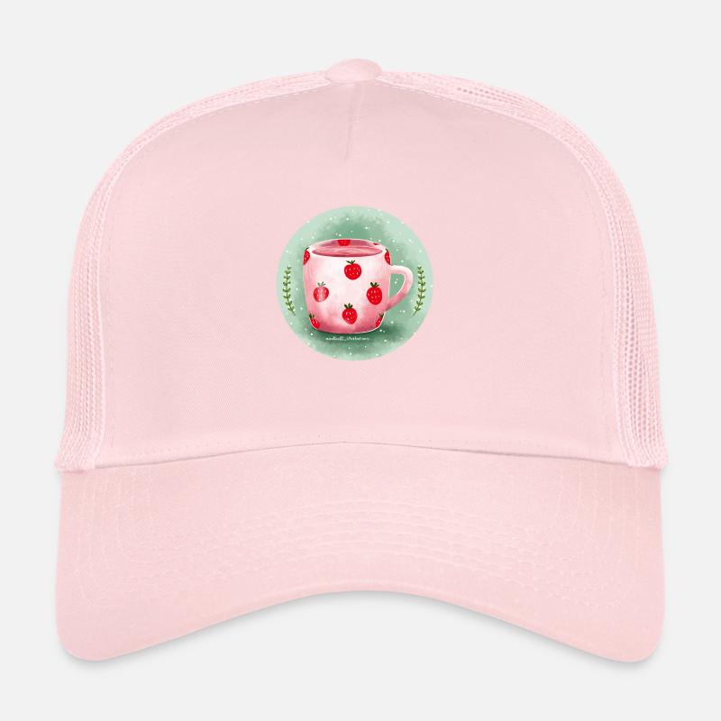 Strawberry Milk Trucker Cap
