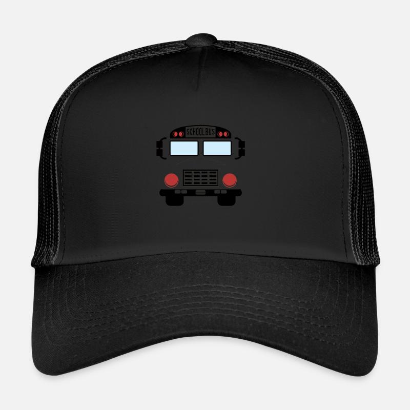School Bus Costume Funny Yellow School Bus Driver Trucker Cap