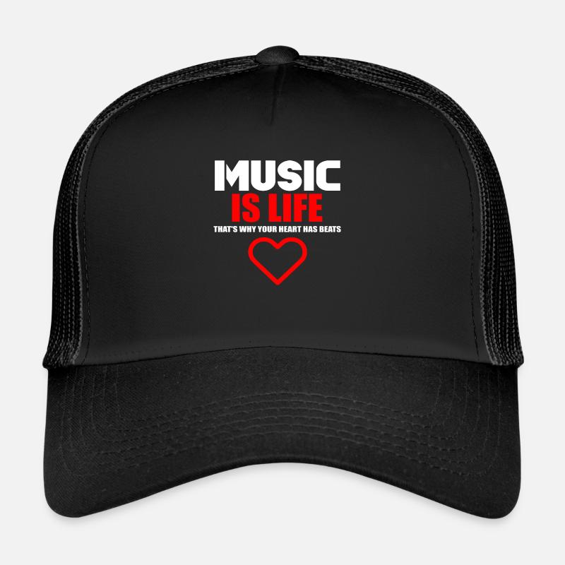 Logo de Life Music Casquette trucker 