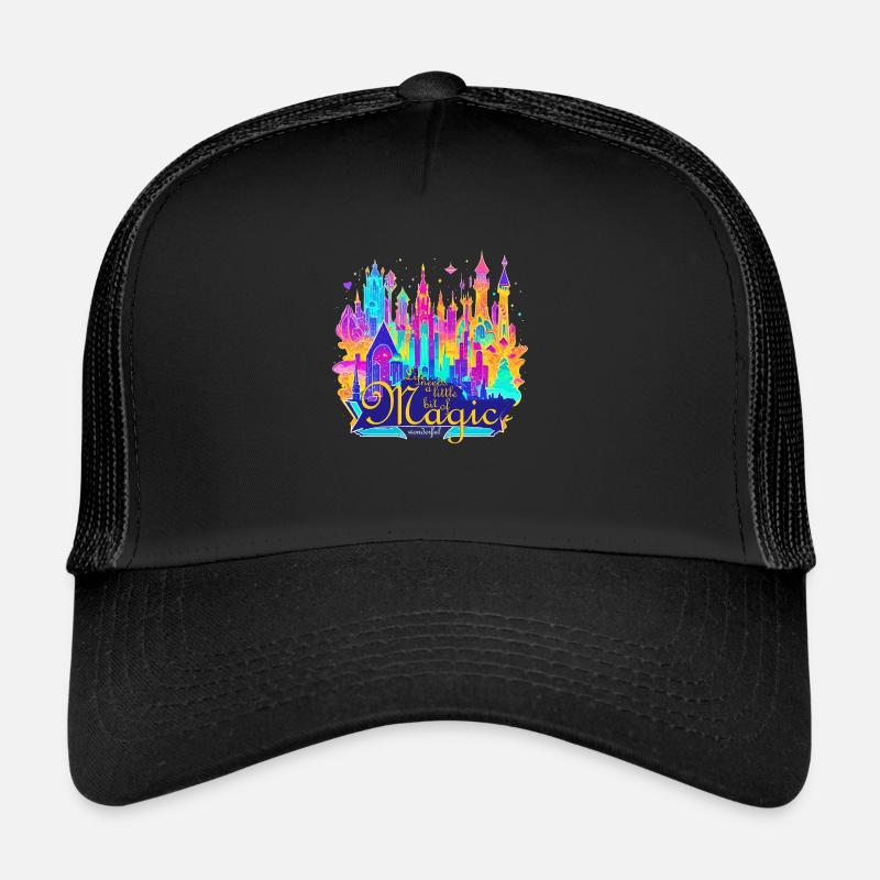 Life needs Magic - Trucker Cap - black/black