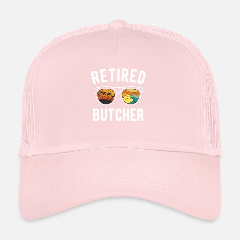 Conception de mots-clés Butcher Beach à la retraite Casquette trucker 