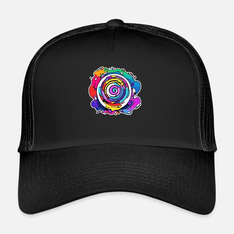 Couleurs ludiques - Casquette trucker  - noir/noir