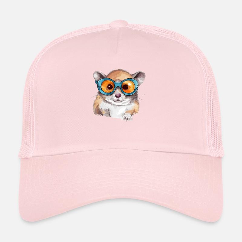 Nehmen Sie das Brillenhörnchen Trucker Cap